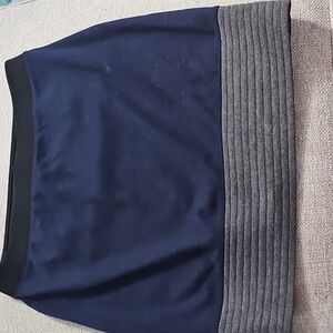 Simply Vera Vera Wang Elegant Blue and Gray Colorblock‎  Skirt Size Medium